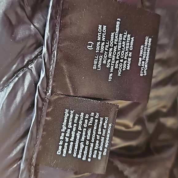 London Fog puffer jacket Navy Blue Size Large - Picture 5 of 7